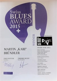 Swiss Blues Award 2015